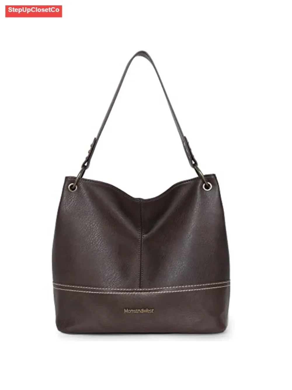 Women's Hobo Shoulder Bag Vegan Leather Tote Handbag